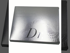 Papel de prata metálico de empacotamento cosmético da cor da caixa da máscara protetora da beleza