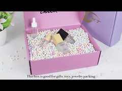 As caixas feitas sob encomenda do encarregado do envio da correspondência do cartão liso imprimiram o rosa