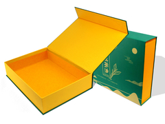 Caixa-presente magnética verde