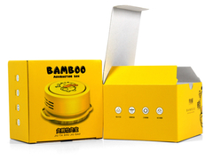 Caixa de correio de cartão ondulado amarelo