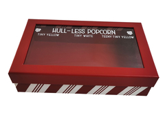 Caixa-presente de cartão de duas peças personalizável com janela de PVC