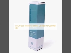Caixa de cartão cosmético ecológico de luxo para óleos essenciais