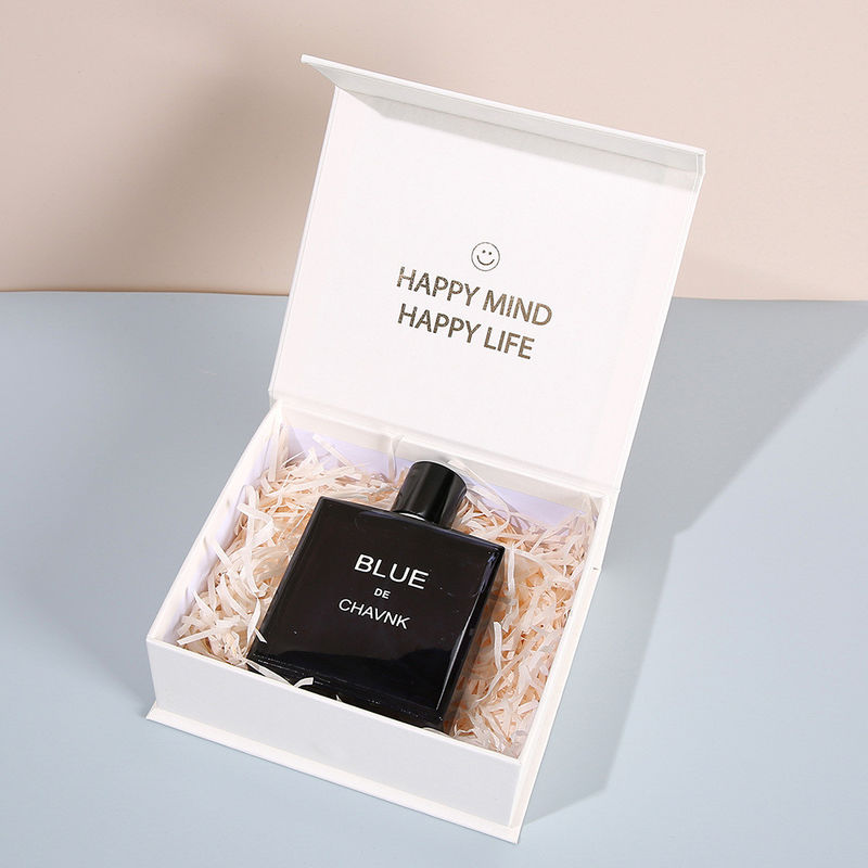 Caixa de cartão ecológica de tamanho personalizado para embalagens de recipientes cosméticos de perfumes