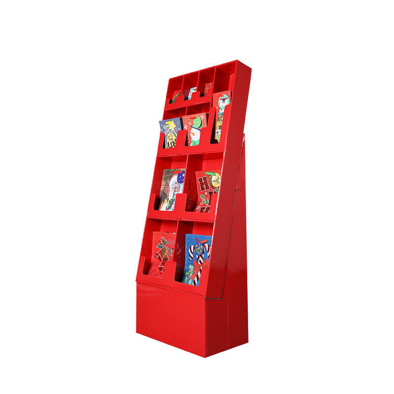 A exposição varejo corrugada do cartão deslocou a impressão Matte Cardboard Store Display lustroso