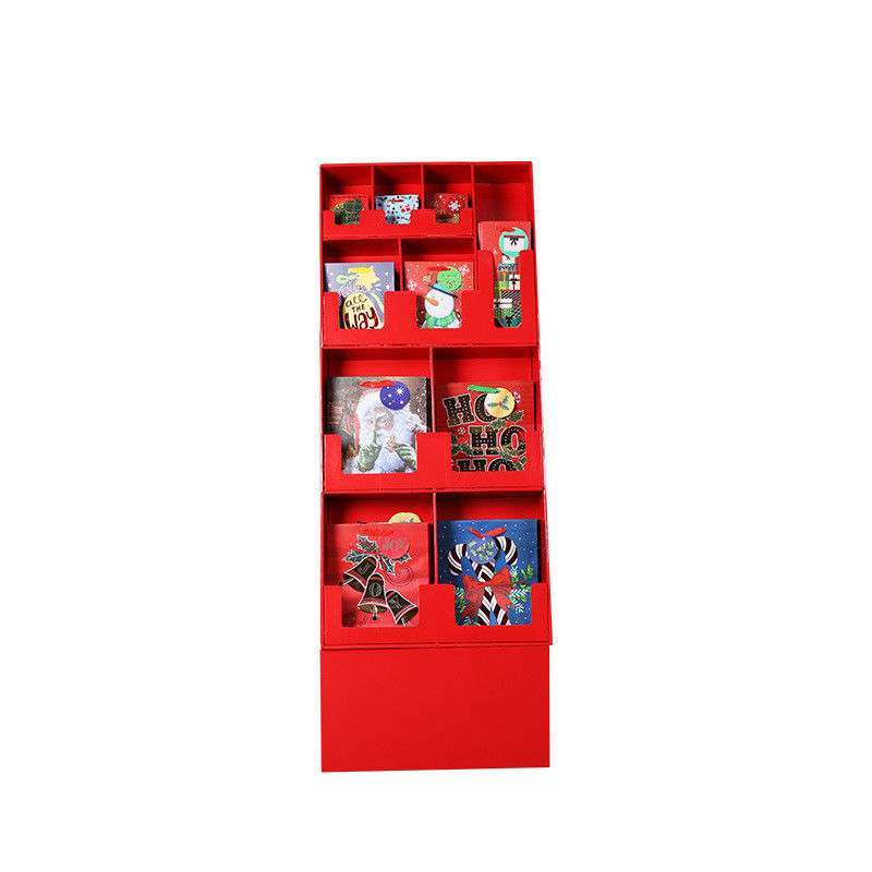 A exposição varejo corrugada do cartão deslocou a impressão Matte Cardboard Store Display lustroso
