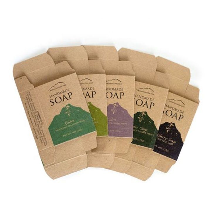 Caixas amigáveis da caixa de dobradura de Eco que imprimem a cor feita sob encomenda brilhante para o saco do pão