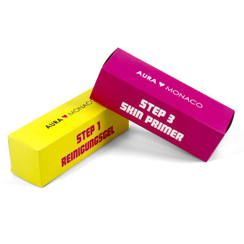 Caixa de Presente Cosmética Impressa em Cores para Produtos de Cuidados com a Pele