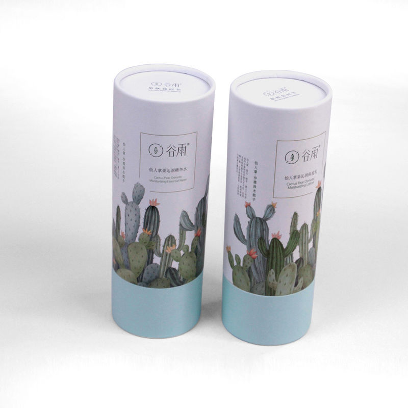 Caixa cosmética redonda inovadora de papelão com design personalizado embalagem de cores Produto de cuidados com a pele por atacado perto de mim