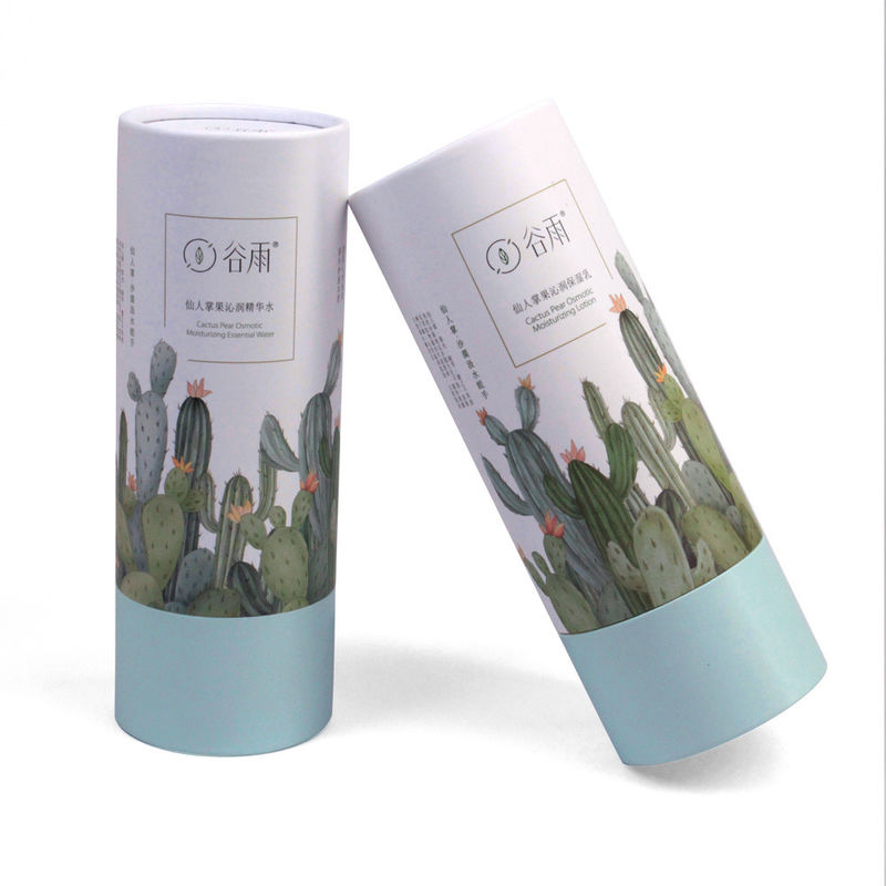 Caixa cosmética redonda inovadora de papelão com design personalizado embalagem de cores Produto de cuidados com a pele por atacado perto de mim