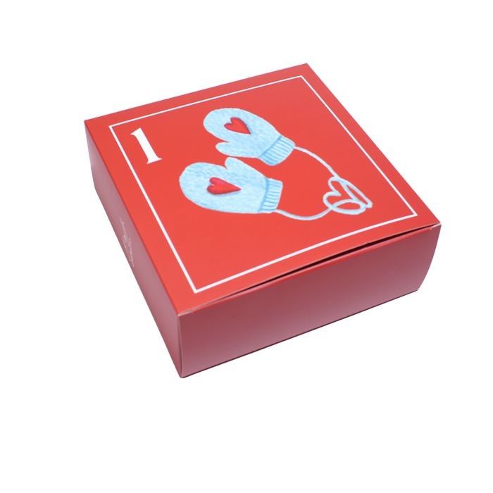 Caixas de embalagem pequenas Caixas de mistério personalizadas para cuidados de pele e caixas de calendário de Natal