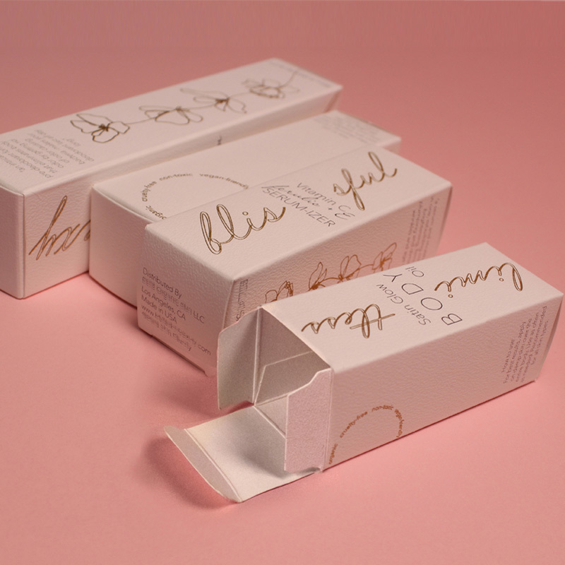 Caixas de Embalagem Cosmética de Luxo Personalizadas para Produtos de Cuidados com a Pele de Perfume e Óleo Essencial