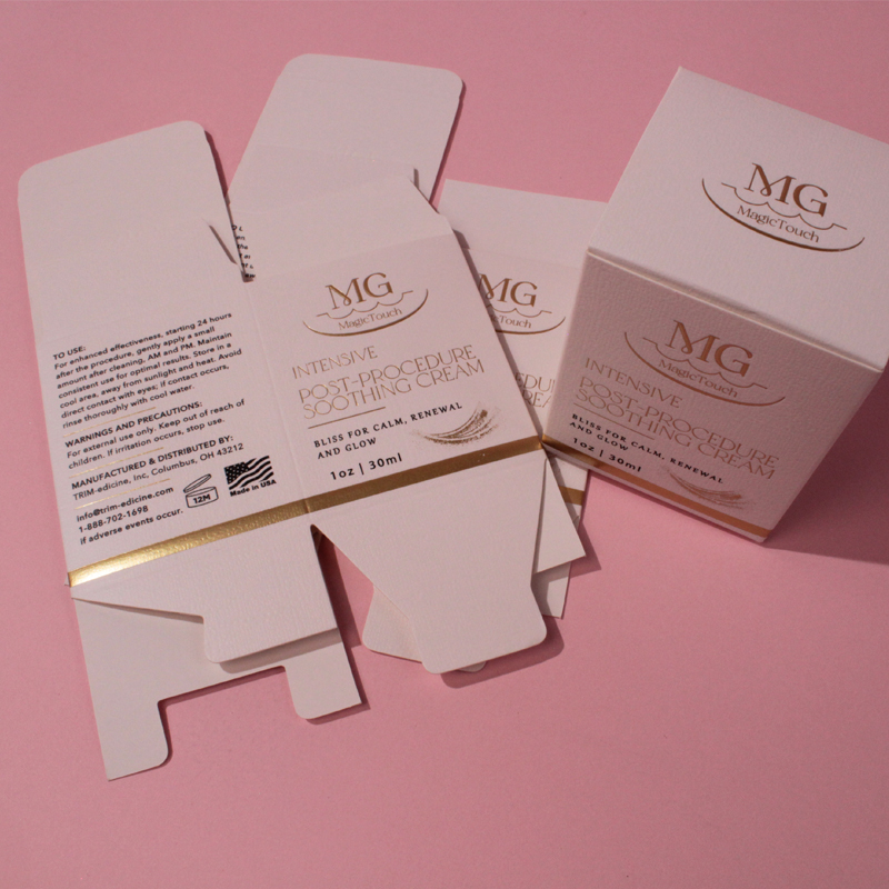 Caixas de Embalagem Cosmética de Luxo Personalizadas para Produtos de Cuidados com a Pele de Perfume e Óleo Essencial