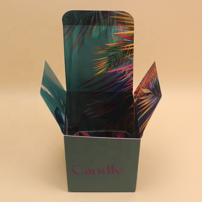 Caixas de Embalagem de Velas de Luxo Personalizadas por Atacado, Caixas de Presente para Velas com Papel Reciclado e Impressão de Logotipo