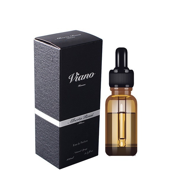 Encomenda personalizada Materiais reciclados Caixa de presente de perfumes com papel de arte revestido de 1 lado (C1S) para garrafa de 30ml 50ml 10ml