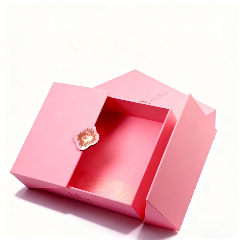 Caixa de presente de papelão rígido com duas portas abertas de luxo direto da fábrica com fecho magnético