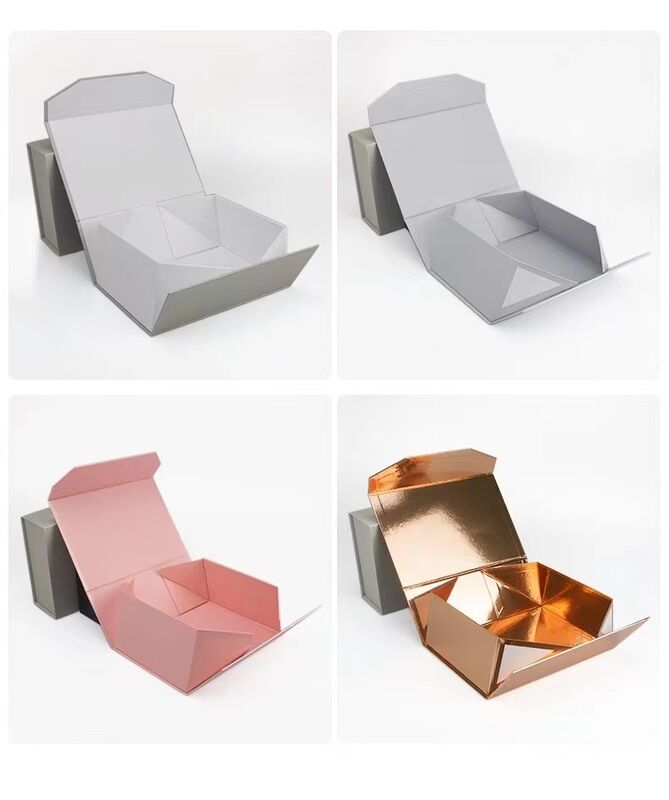 Caixa de Presente Dobrável de Luxo Personalizada com C2S de 250gsm e Chipboard de 1200gsm para Embalagem de Beleza