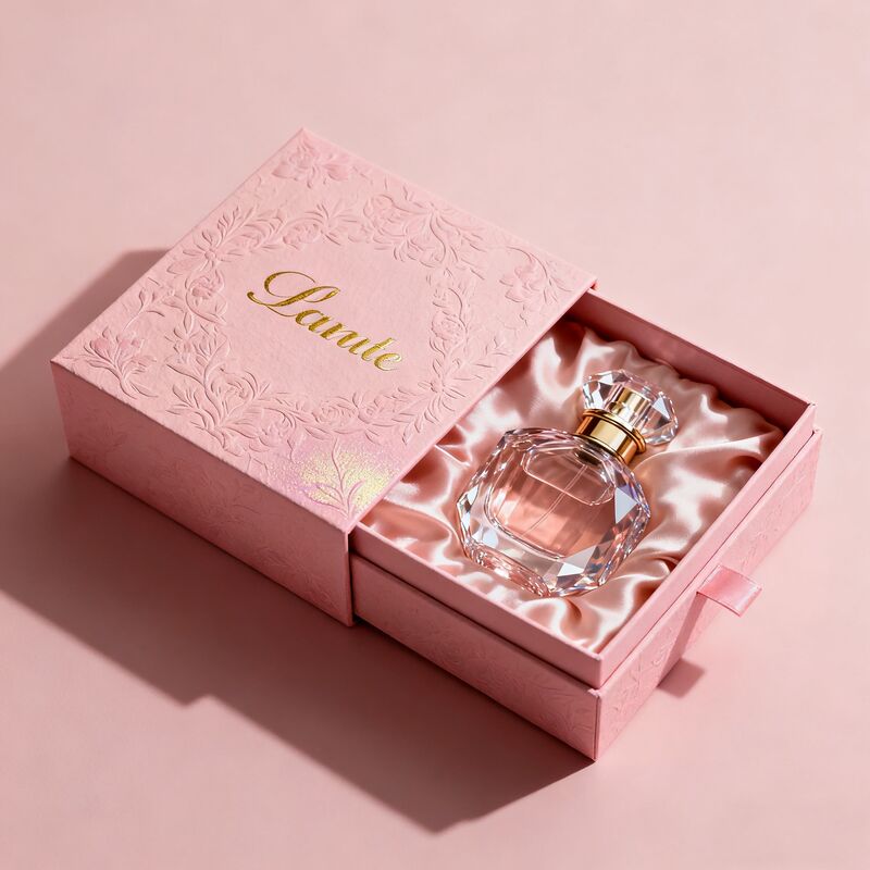 Caixa de Presente Personalizada com Tendência da Moda com Impressão em Quatro Cores e Impressão UV para Embalagens de Cosméticos de Luxo