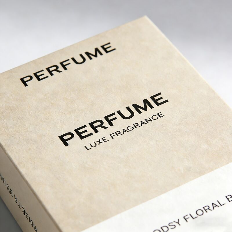 Caixa de Embalagem de Perfume Slide-In com Impressão de Logotipo Personalizado e Impressão de Quatro Cores para Caixa de Presente de Fragrância de Luxo
