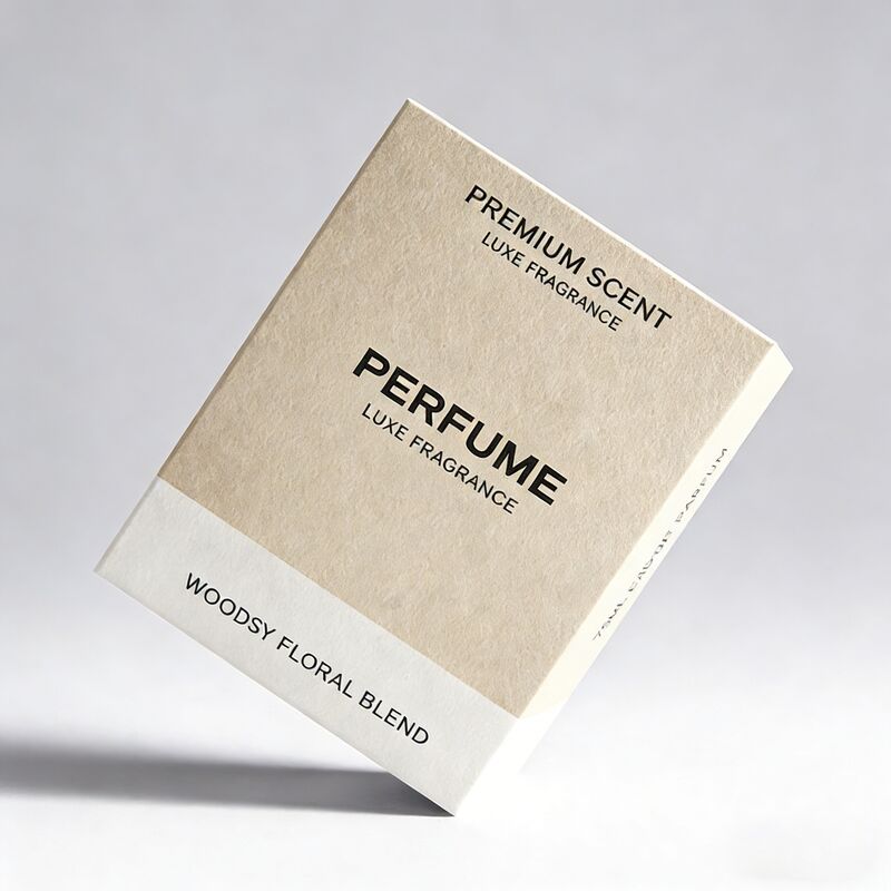 Caixa de Embalagem de Perfume Slide-In com Impressão de Logotipo Personalizado e Impressão de Quatro Cores para Caixa de Presente de Fragrância de Luxo