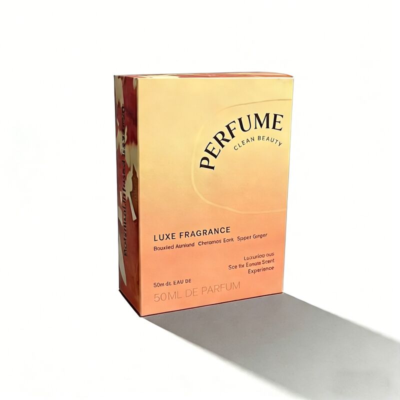 Caixa de embalagem de perfumes dobrável personalizada com fecho magnético para caixa de presente de fragrâncias de luxo