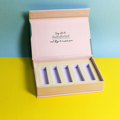 Caixas Magnéticas de Presente Esvaziadas Personalizadas Com Impressão Colorida E Inserto de Espuma Branca