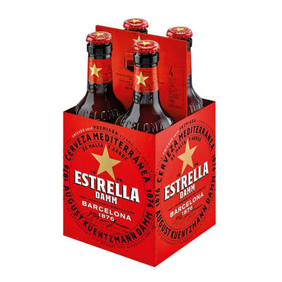 Costume resistente do bloco das bandejas 4-6 da cerveja do cartão impresso com punhos