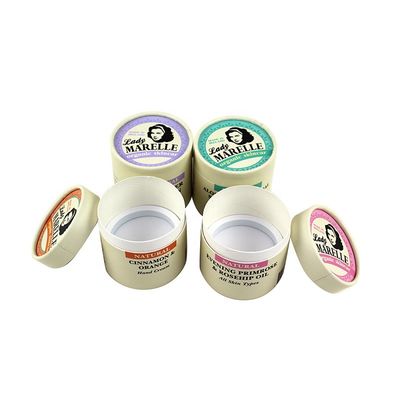 Produto de cartão Caixa de tubo de papel redondo para frasco de creme com tamanho personalizado