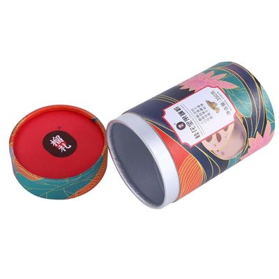 Caixa impressa feita sob encomenda do círculo do cartão do círculo com folha de alumínio Moistureproof