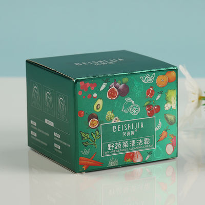 Pequena caixa de cosméticos para mulheres para limpeza de creme de maquiagem