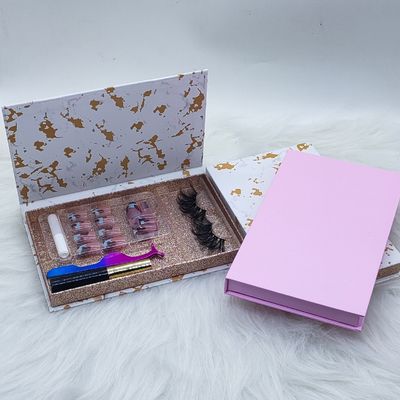 Caixa magnética rosa personalizada para embalagens de produtos de beleza