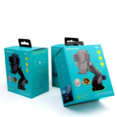 Caixas de cartão triangulares personalizadas com logotipo em relevo para embalagens de garrafas de vinho