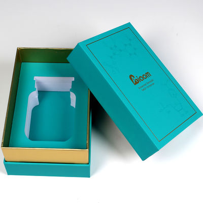 Caixas de cosméticos de beleza de luxo Logotipo personalizado com superfície de toque suave de veludo