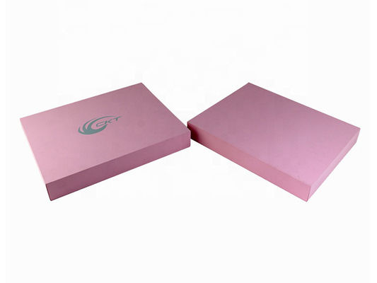 Caixa de papel cosmético personalizada Caixa de presente rosa com superfície de veludo Ideal para equipamentos de beleza
