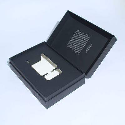 Caixa de presente de perfume branco e preto Caixas de embalagem pequenas adequadas para cuidados com a pele com logotipo personalizado